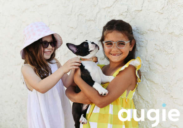 Young girls wearing Augie Eyewear for Kids in the Shire