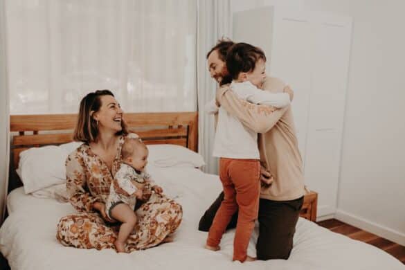 Alana Bayley from Banabae with family