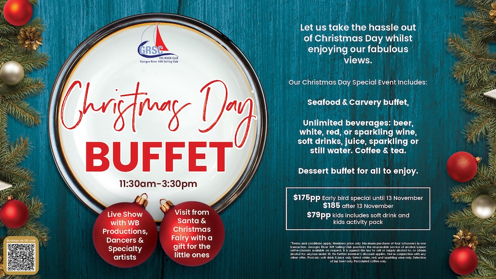 Christmas Day Buffet at Georges River 16Ft Sailing Club