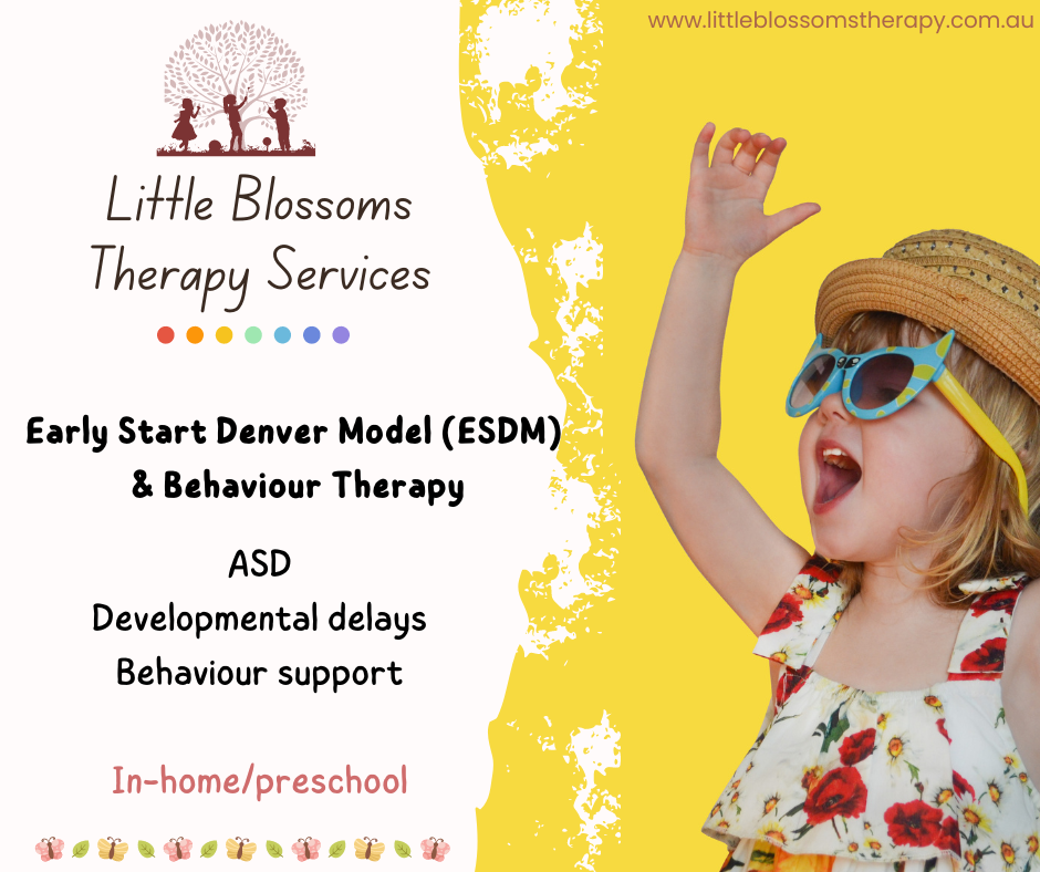 Early Start Denver Model (ESDM) Therapy & Behaviour Therapy (In-home or at preschool)!