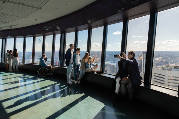 For a Bird’s-eye View of the City, visit Sydney Tower Eye