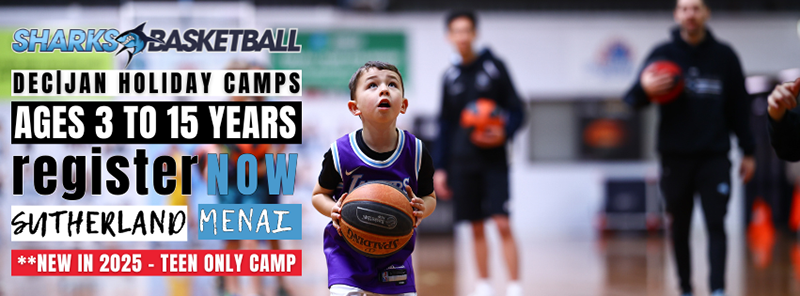 Sharks Basketball Holiday Camps – Register today!